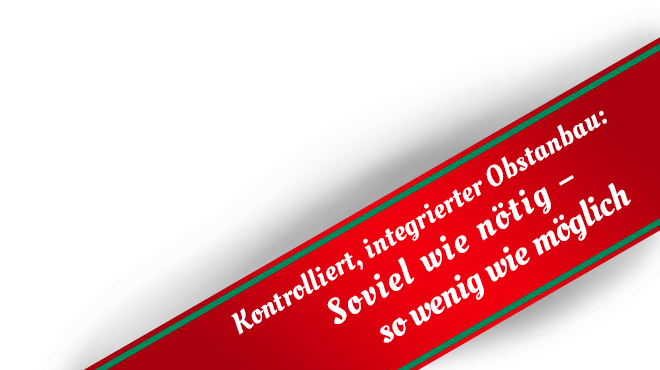 Kontrolliert, integrierter Obstanbau